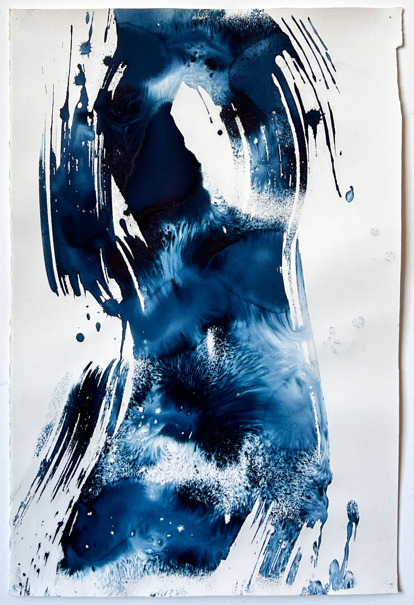 Indigo Strokes 5 | 30" x 20"