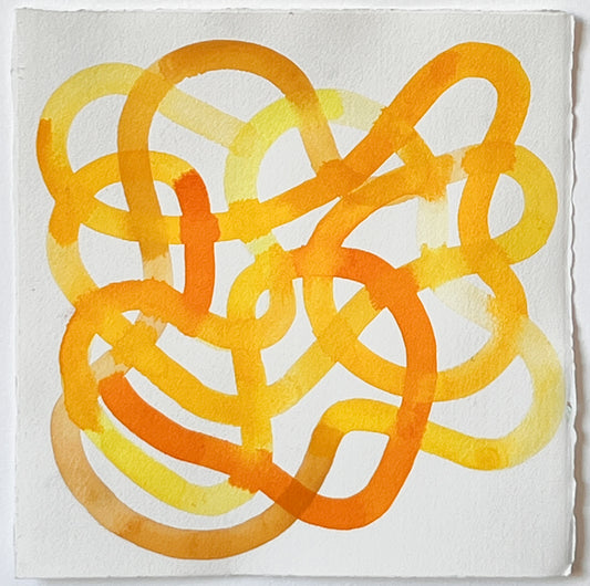 Happy Noodle 28 | 9" x 9"