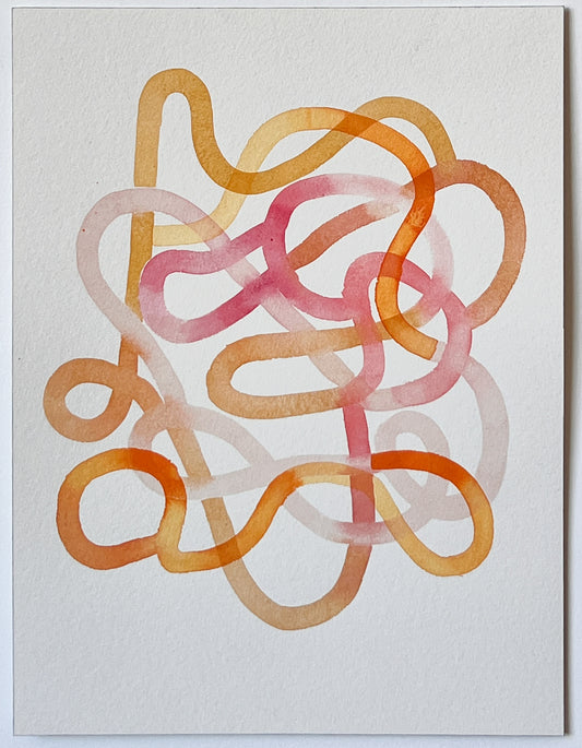 Happy Noodle 2 | 16" x 12"