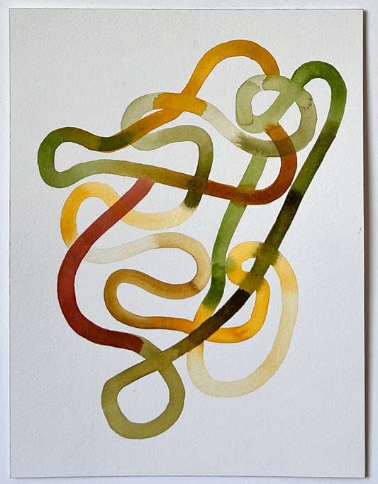 Happy Noodle 4 | 16" x 12"