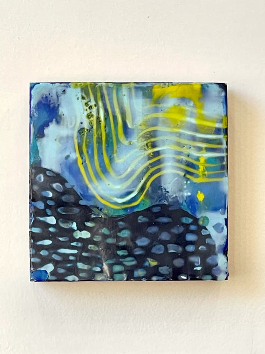 Untitled Encaustic Scape 1 | 5" x 5"